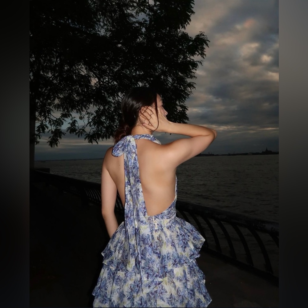 En Saison Odessa sleeveless tiered midi dress - Picture 7 of 16